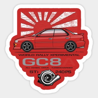 GC8A Multicolor Sticker